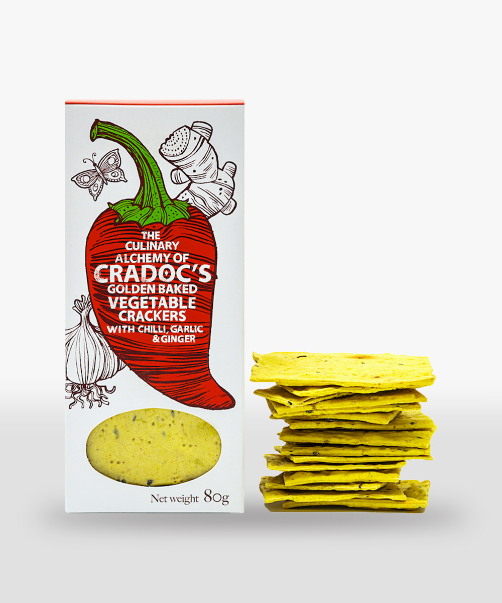 cradocs crackers – chilli & garlic (v)